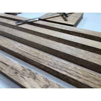 Drevené nástenné hodiny Lamele 60cm FlexiStyle z230-d9-1